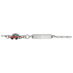 Bracelet argent et émail - Enfant