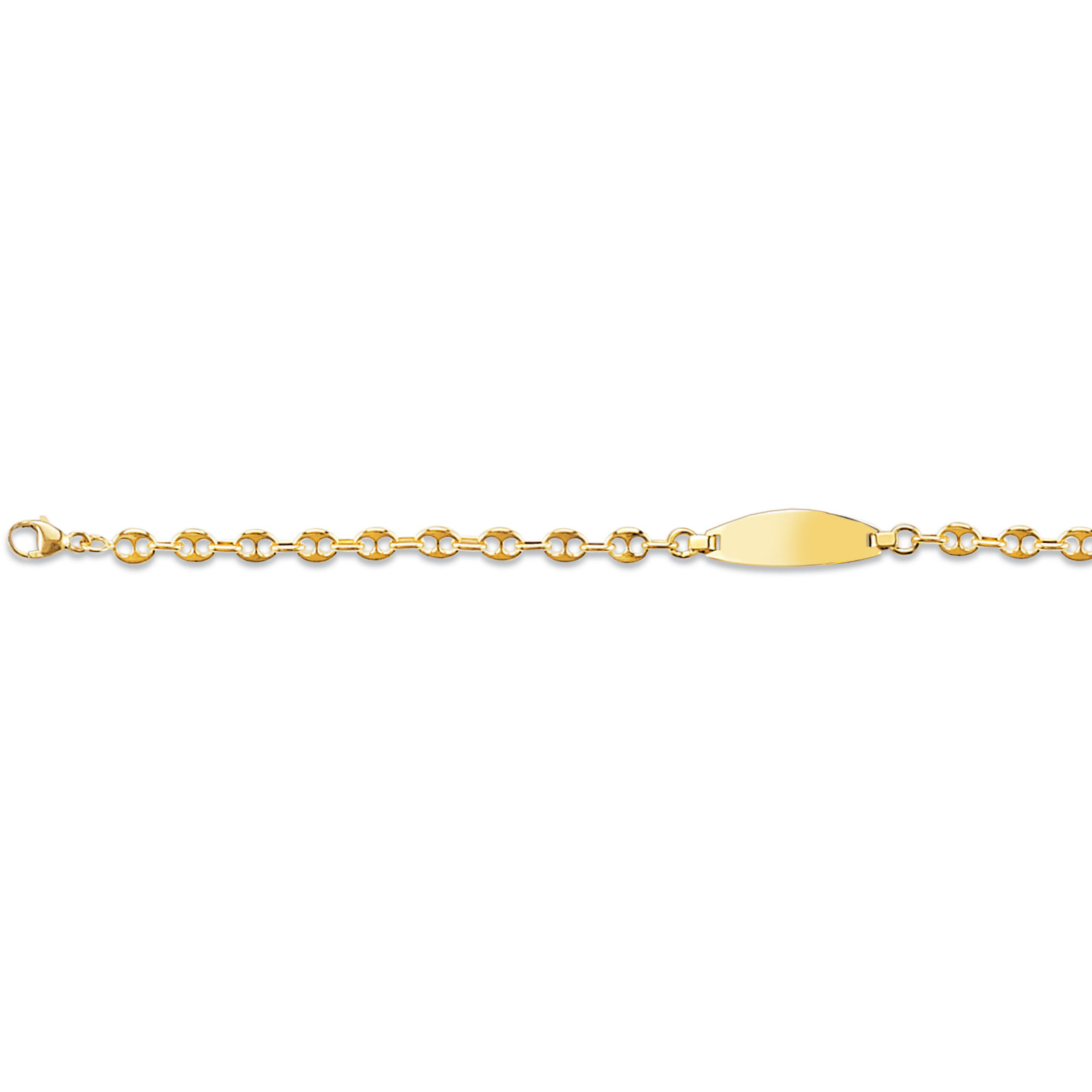 Bracelet identité or jaune - Enfant
