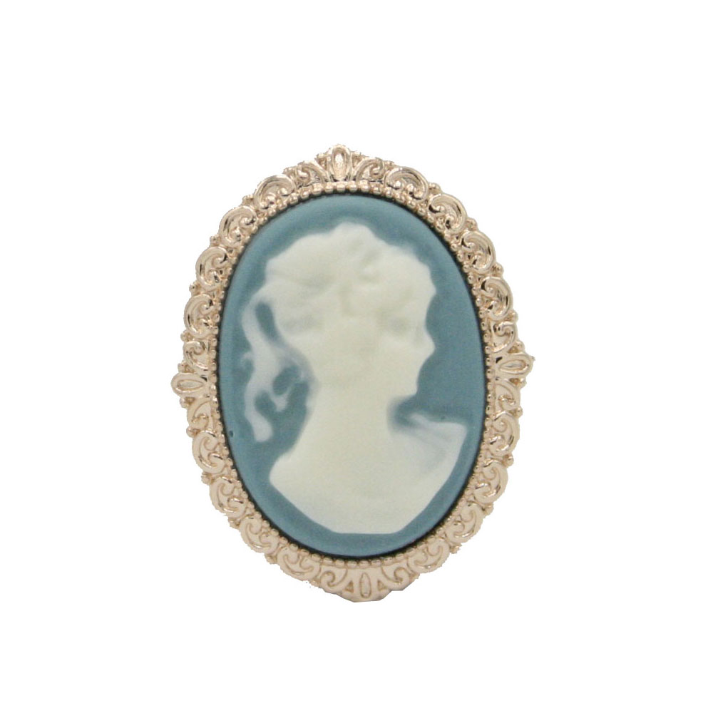 Broche plaqué or Camé - Femme (0702.048.5021)