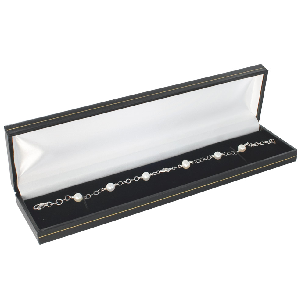 Ecrin bracelet gainé - Noir 