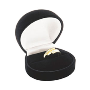 Ecrin bague - Noir
