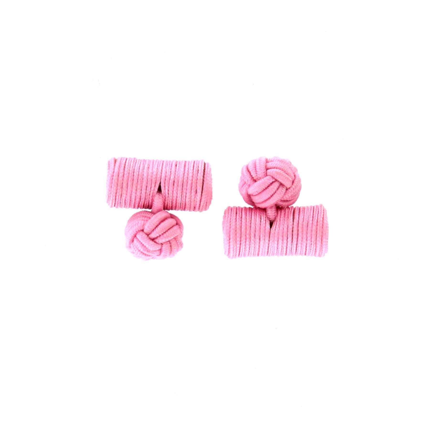  Boutons de manchette buche passementerie rose - Homme