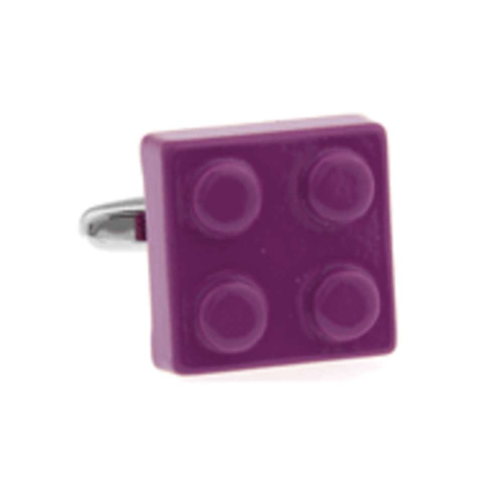  Boutons de manchette Lego bordeaux - Homme