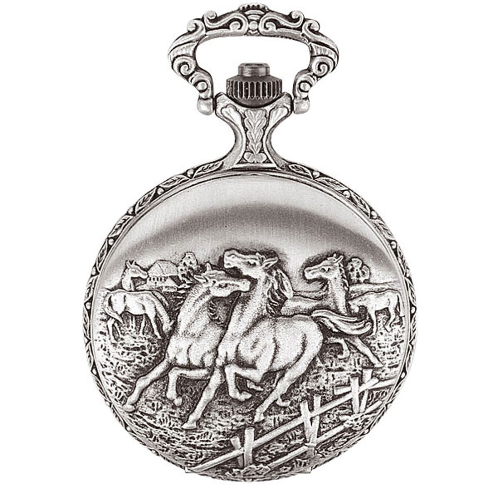 Montre à gousset argentée - Homme