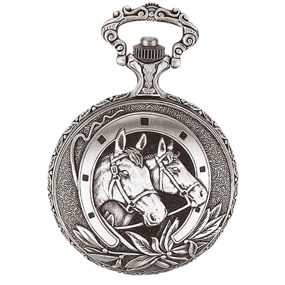 Montre à gousset argentée - Homme