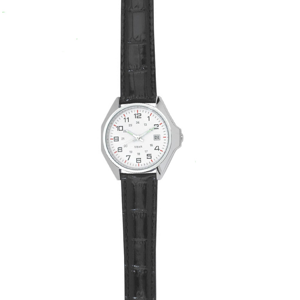 Montre élégance acier noire - Homme