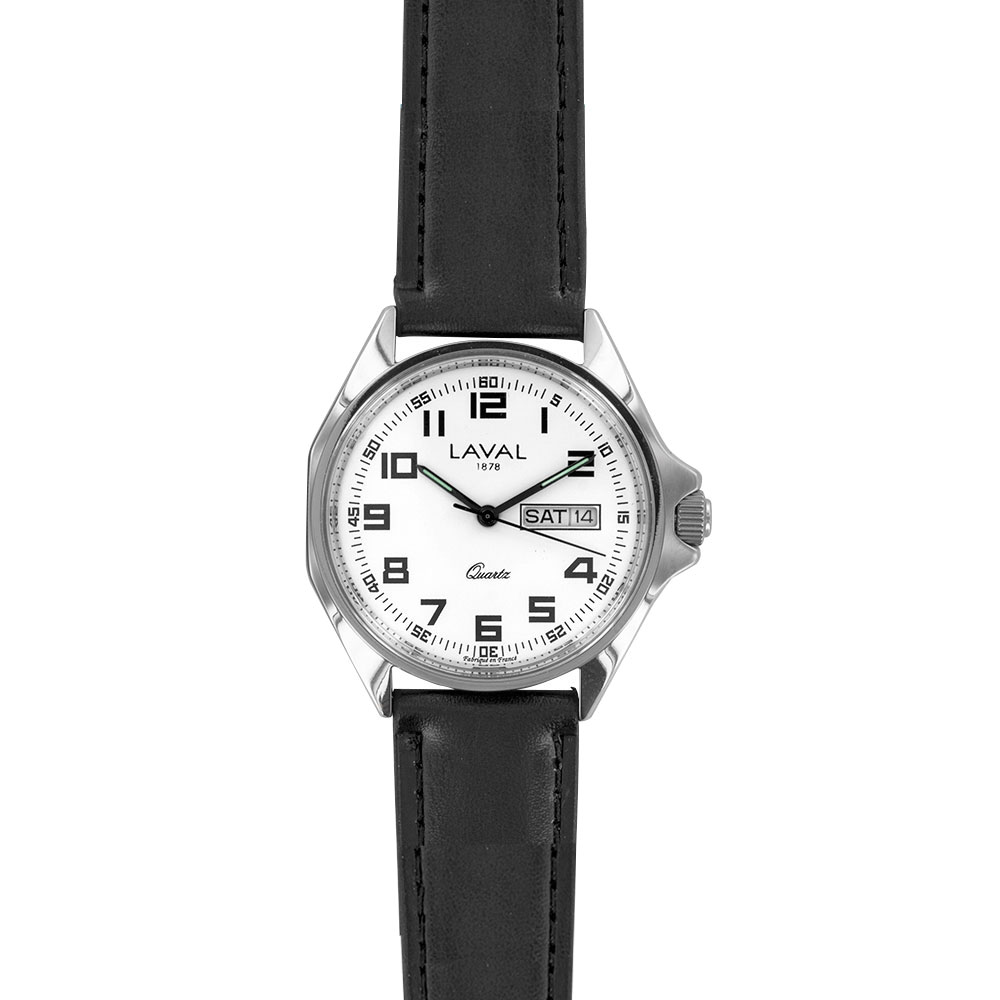 Montre élégance acier blanche - Homme