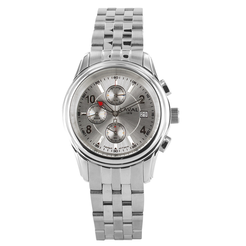 Montre chronographe homme - Blanche