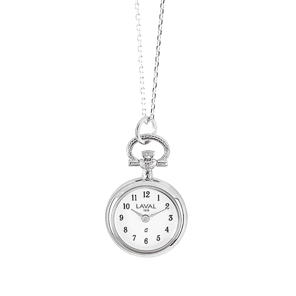 Montre pendentif - Argentée