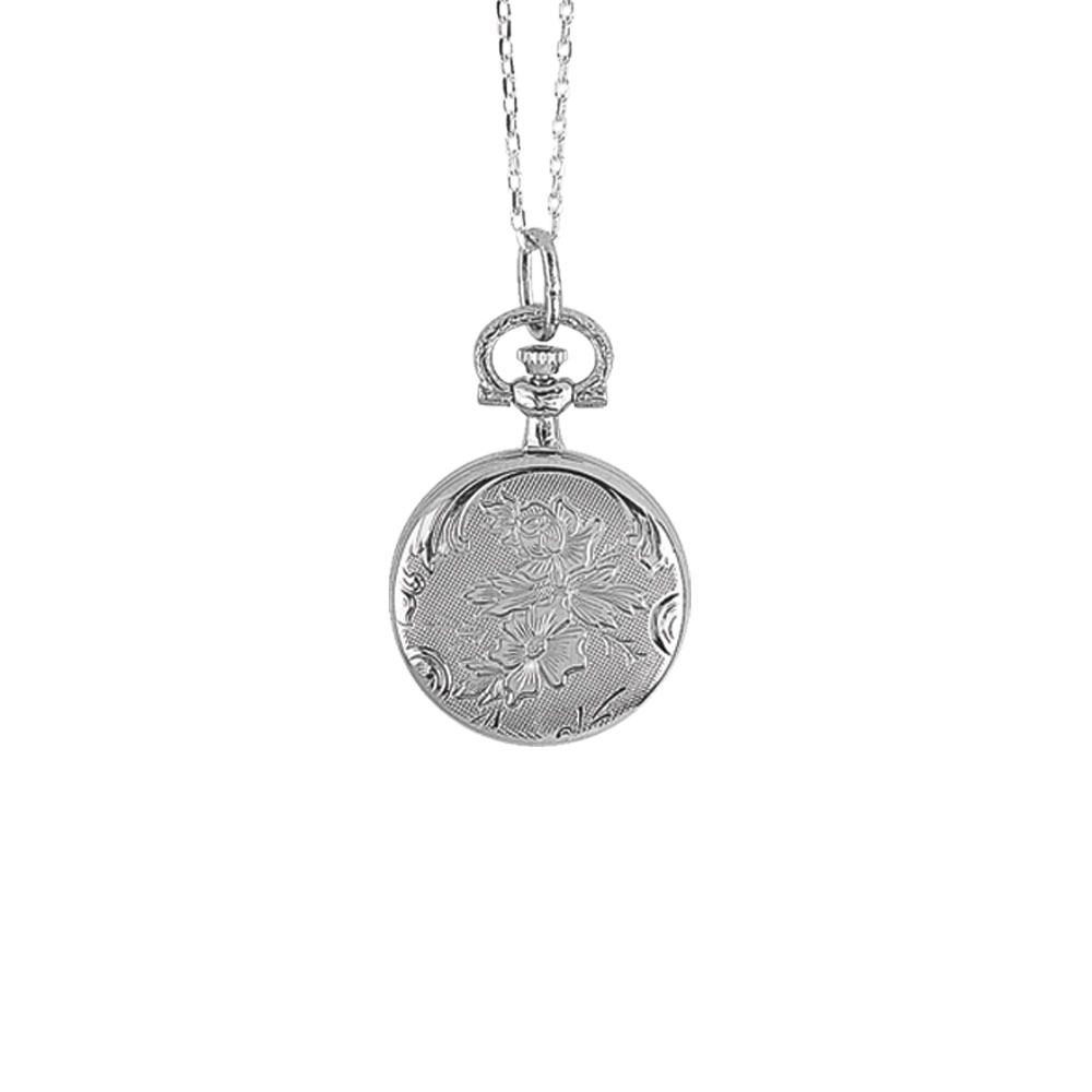 Montre pendentif - Argentée