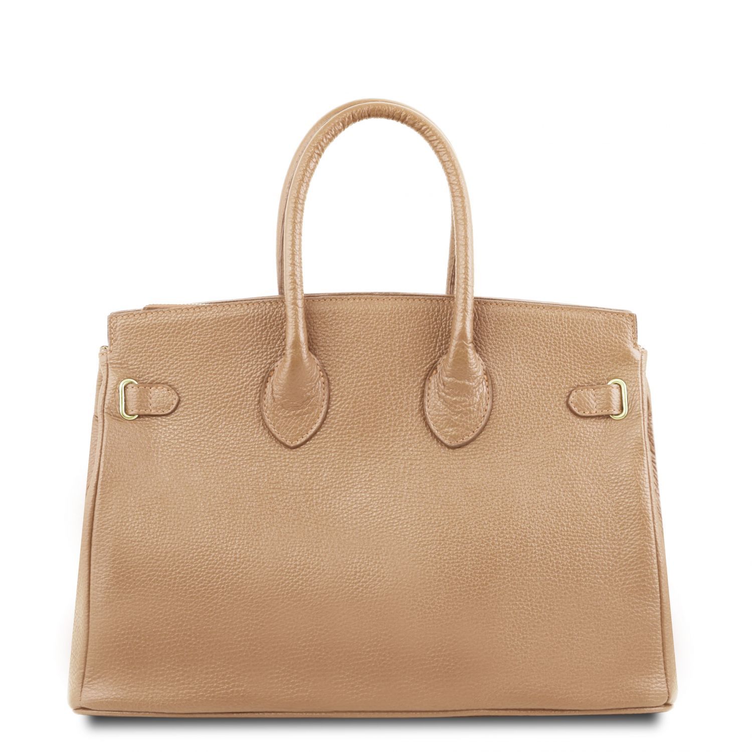 TL Bag - Sac à main pour femme avec finitions couleur or - Champagne (TL141529)