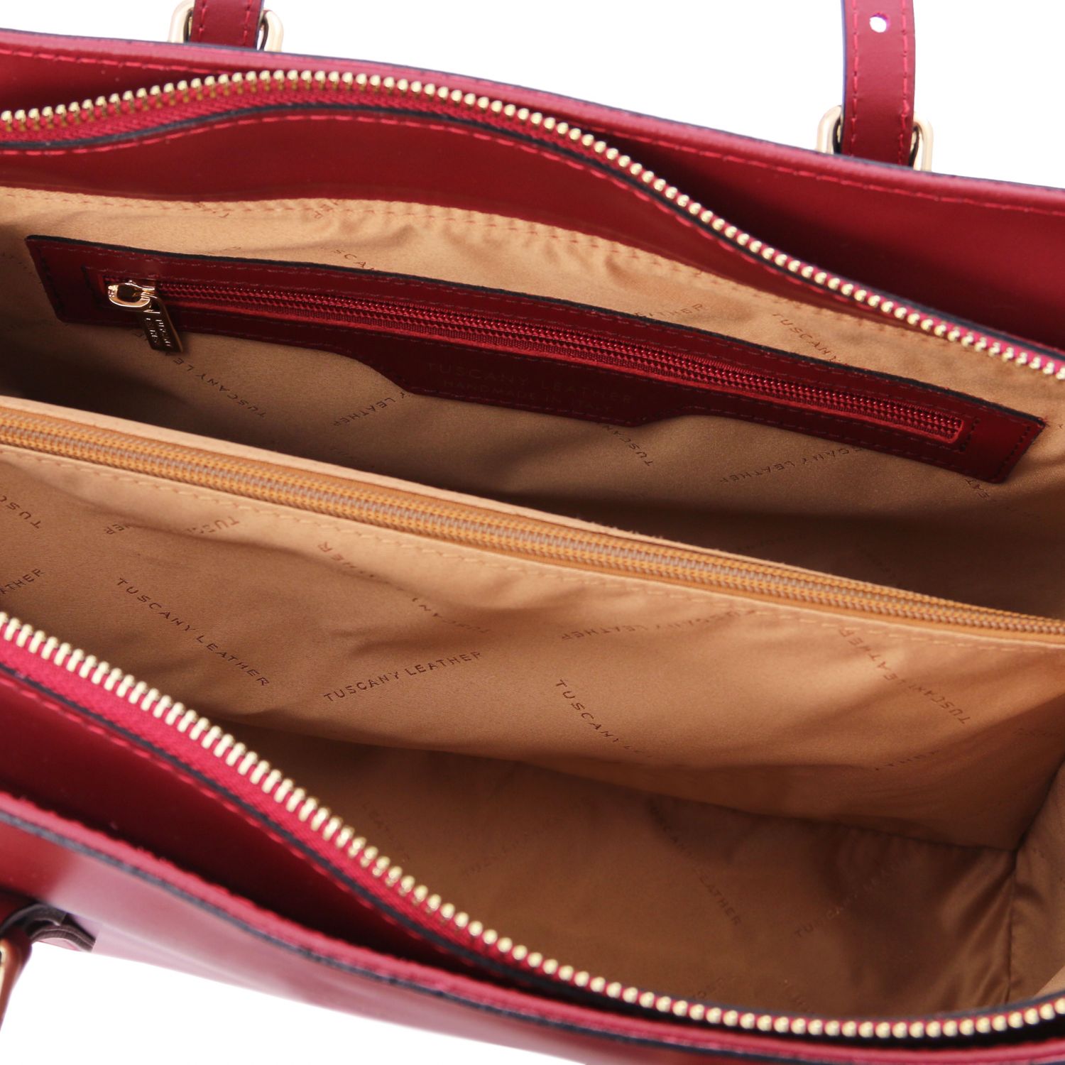 TL Bag - Sac bandoulière en cuir - Rouge (TL142037)