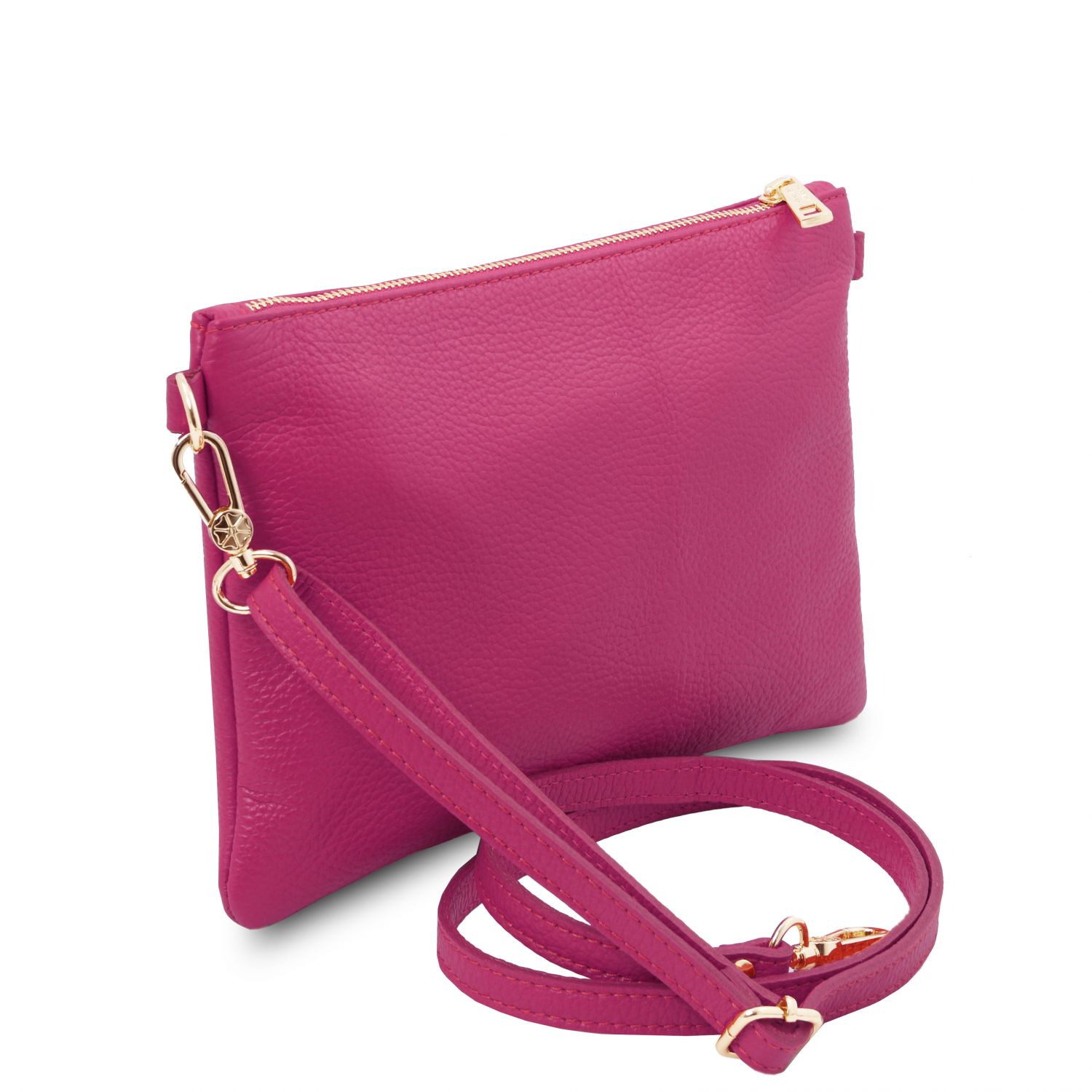 TL Bag - Sac à main en cuir souple - Fuchsia (TL142029)