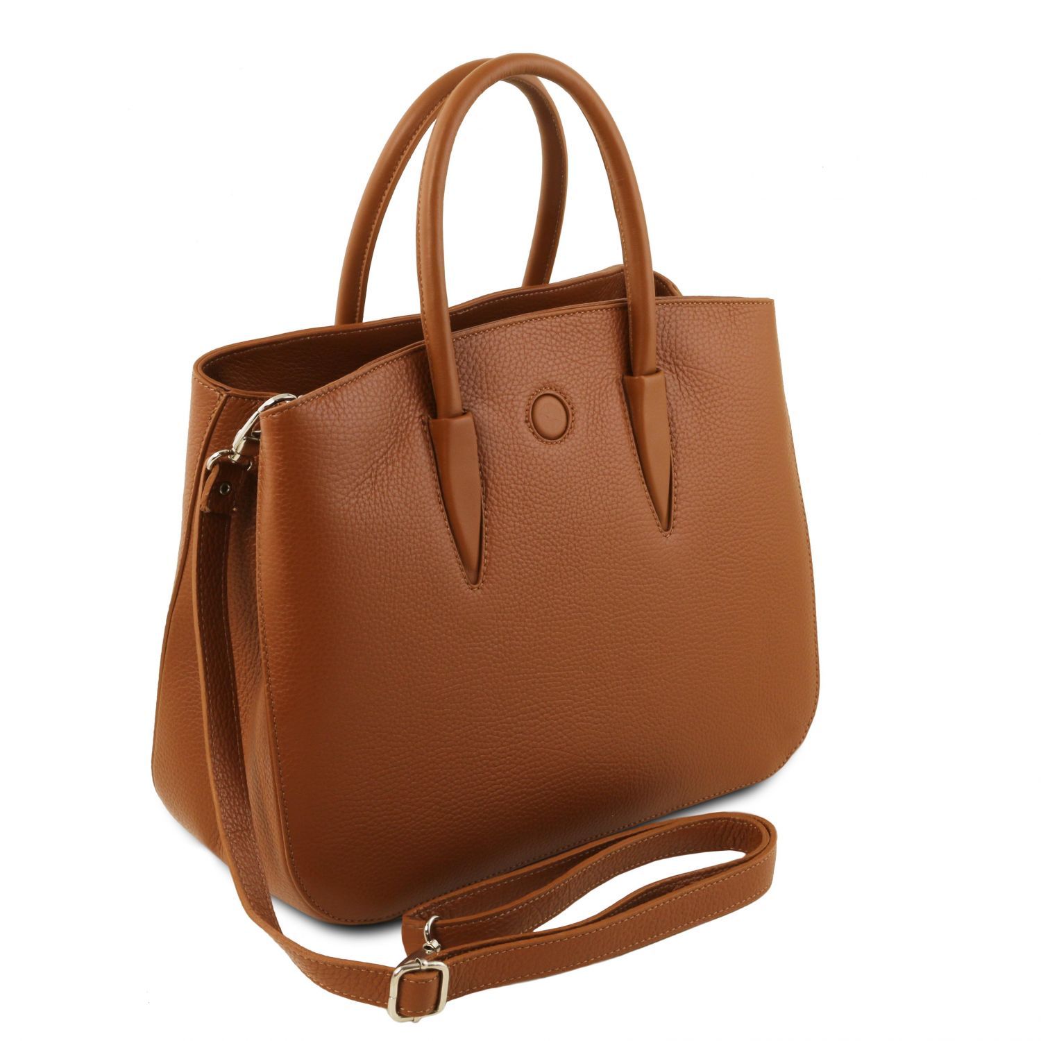 Camelia - Sac à main en cuir - Cognac (TL141728)