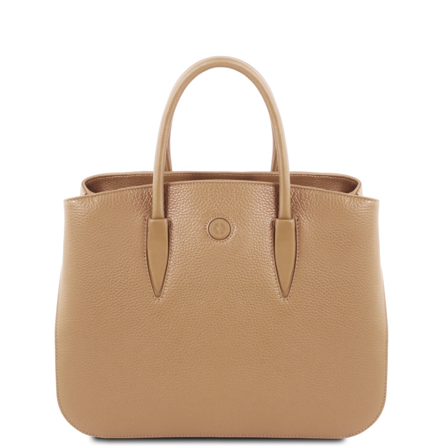 Camelia - Sac à main en cuir - Champagne (TL141728)