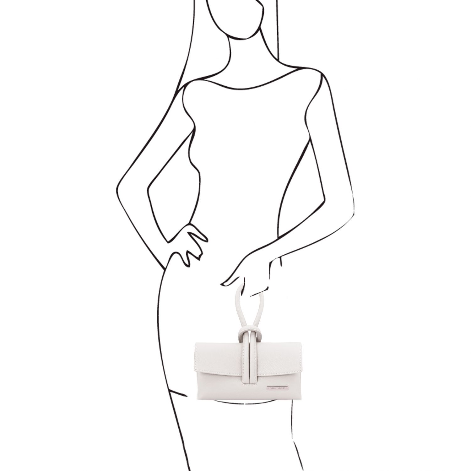 TL Bag - Sac à main en cuir - Blanc (TL141990)