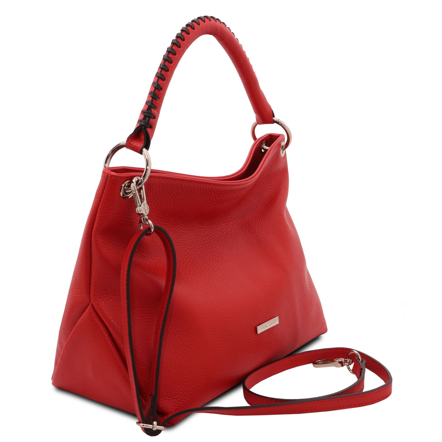 TL Bag -  Sac à main en cuir souple - Rouge Lipstick (TL142087)