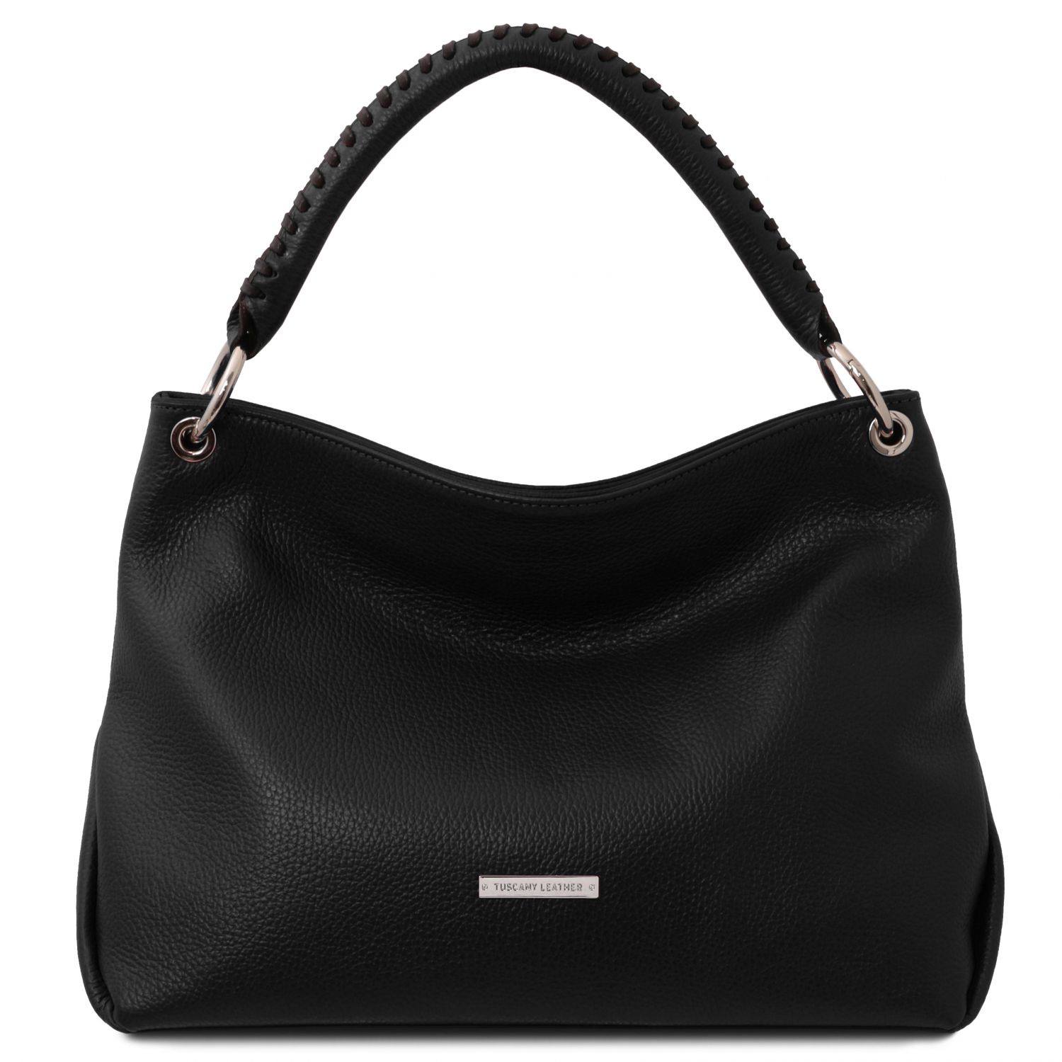 TL Bag -  Sac à main en cuir souple - Noir (TL142087)