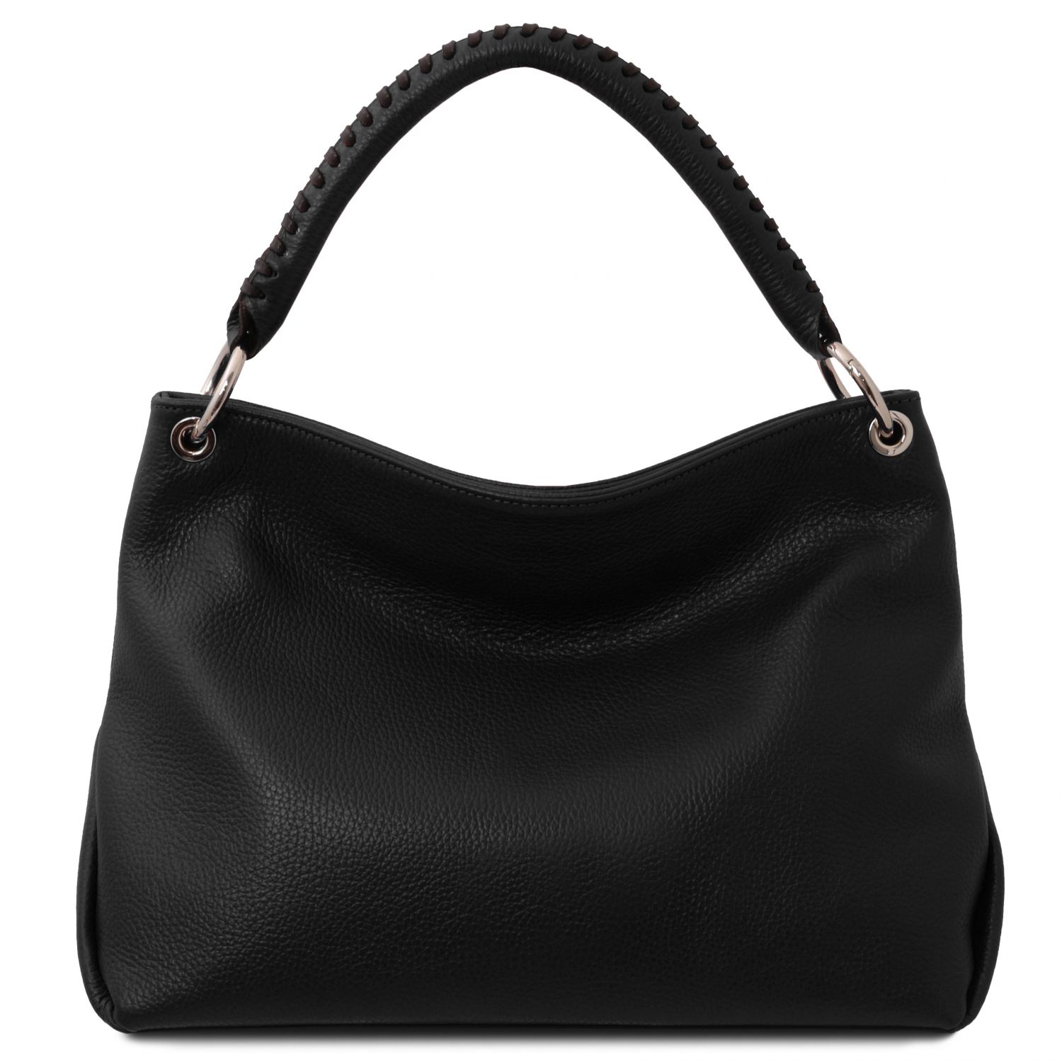 TL Bag -  Sac à main en cuir souple - Noir (TL142087)