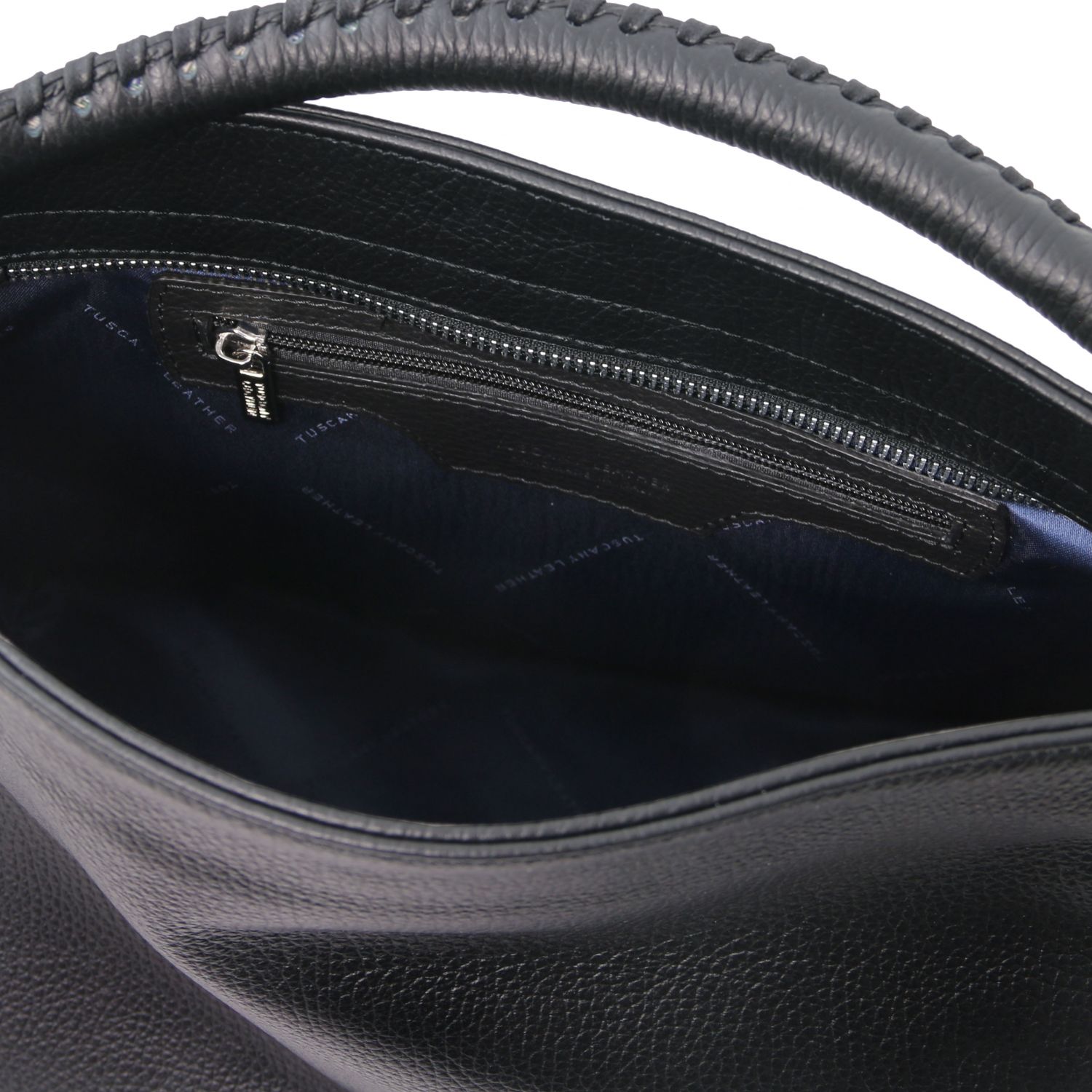 TL Bag -  Sac à main en cuir souple - Noir (TL142087)