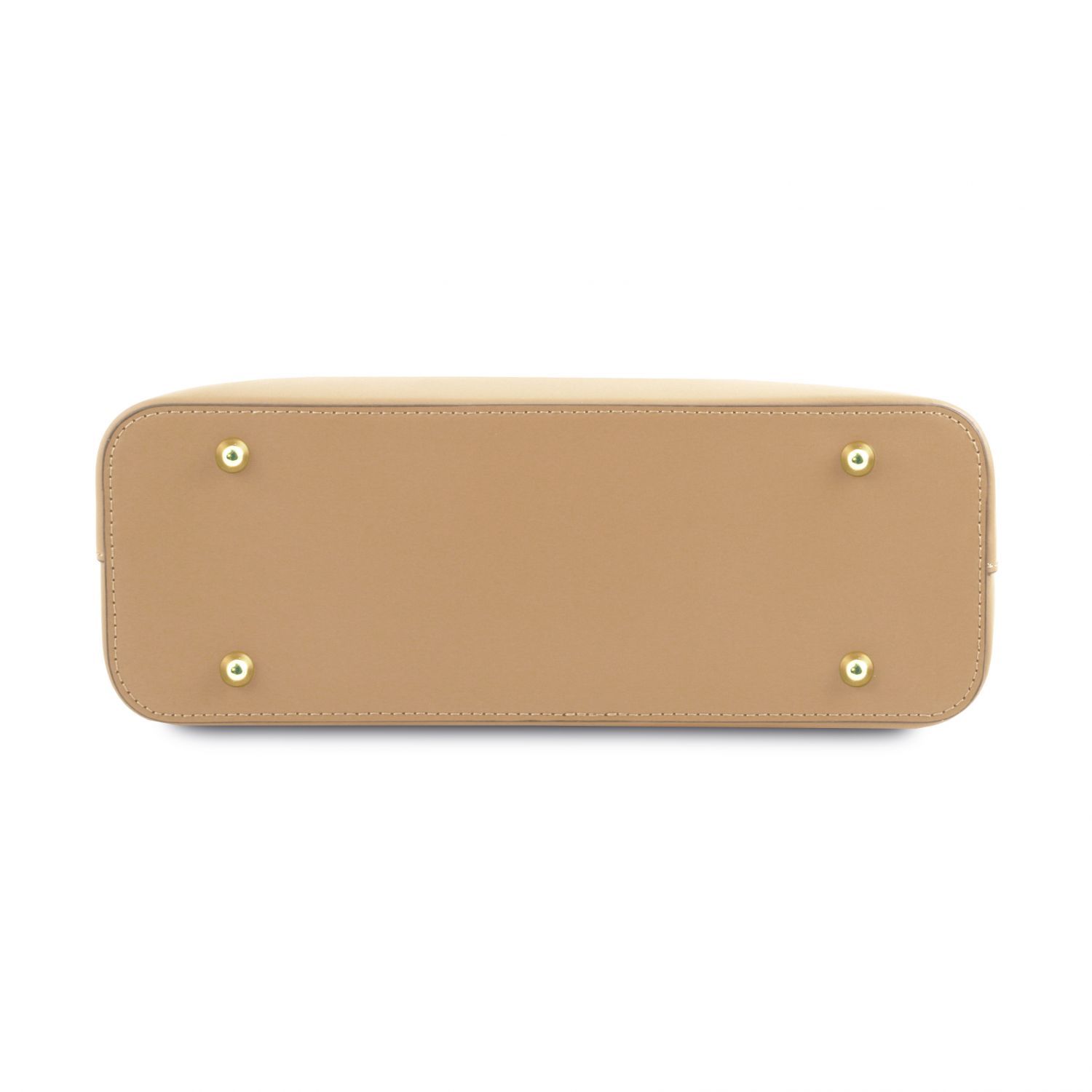 Olimpia - Sac cabas en cuir - Petit modèle - Champagne (TL141521)