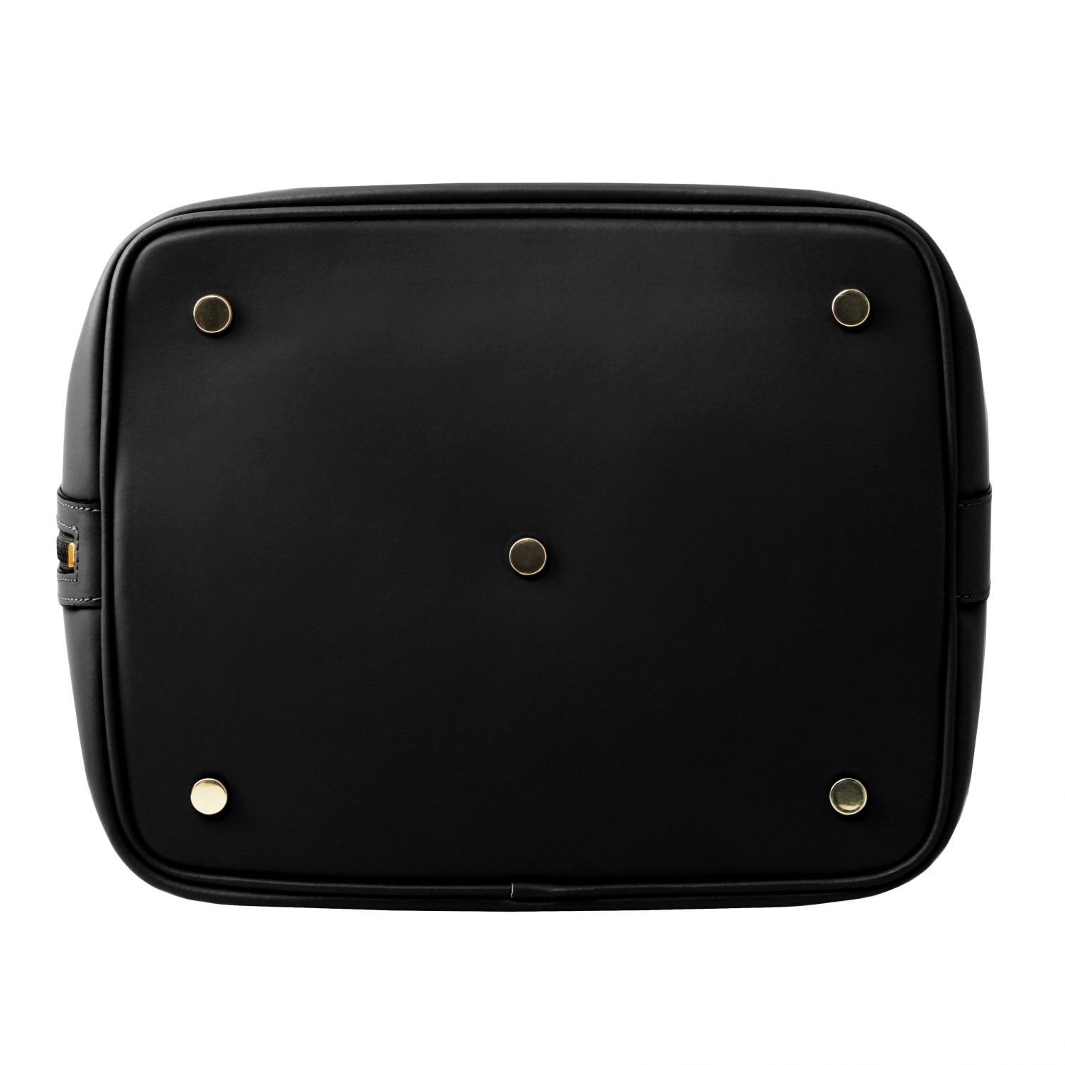 Vittoria - Sac secchiello pour femme en cuir - Noir (TL141531)