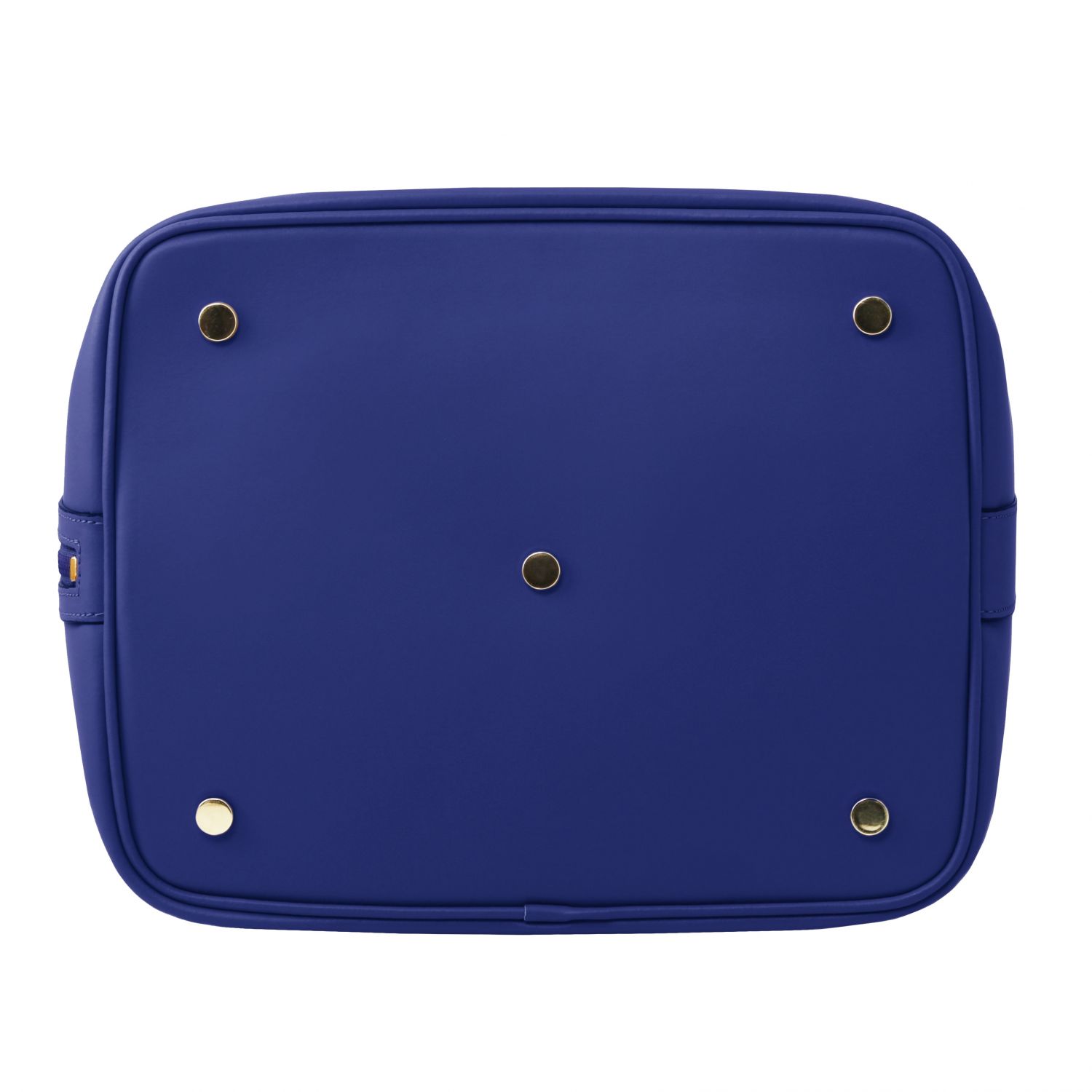 Vittoria - Sac secchiello pour femme en cuir - Bleu (TL141531)