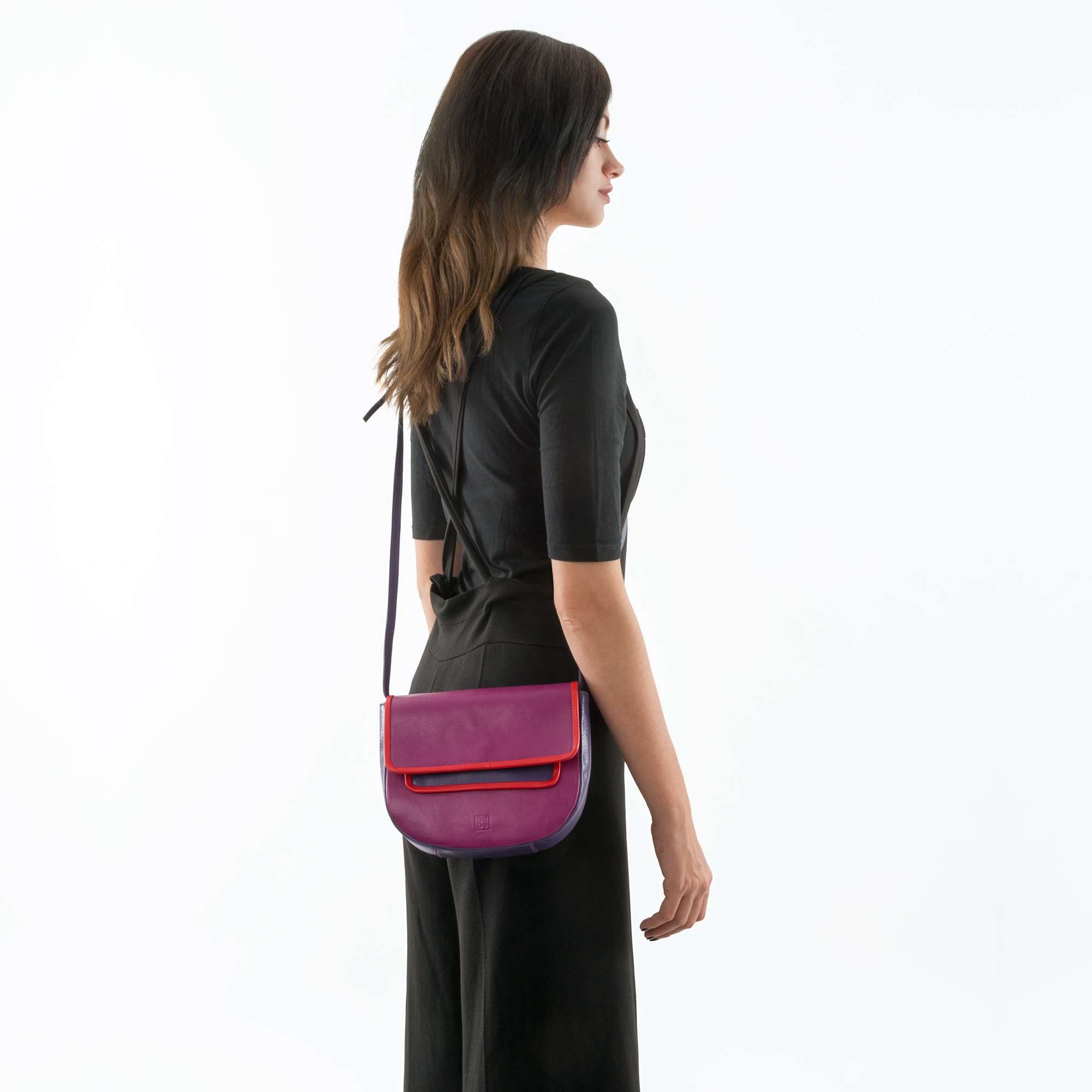 Sac porté épaule - Collection Colorful - Ibiza - Noir - Femme