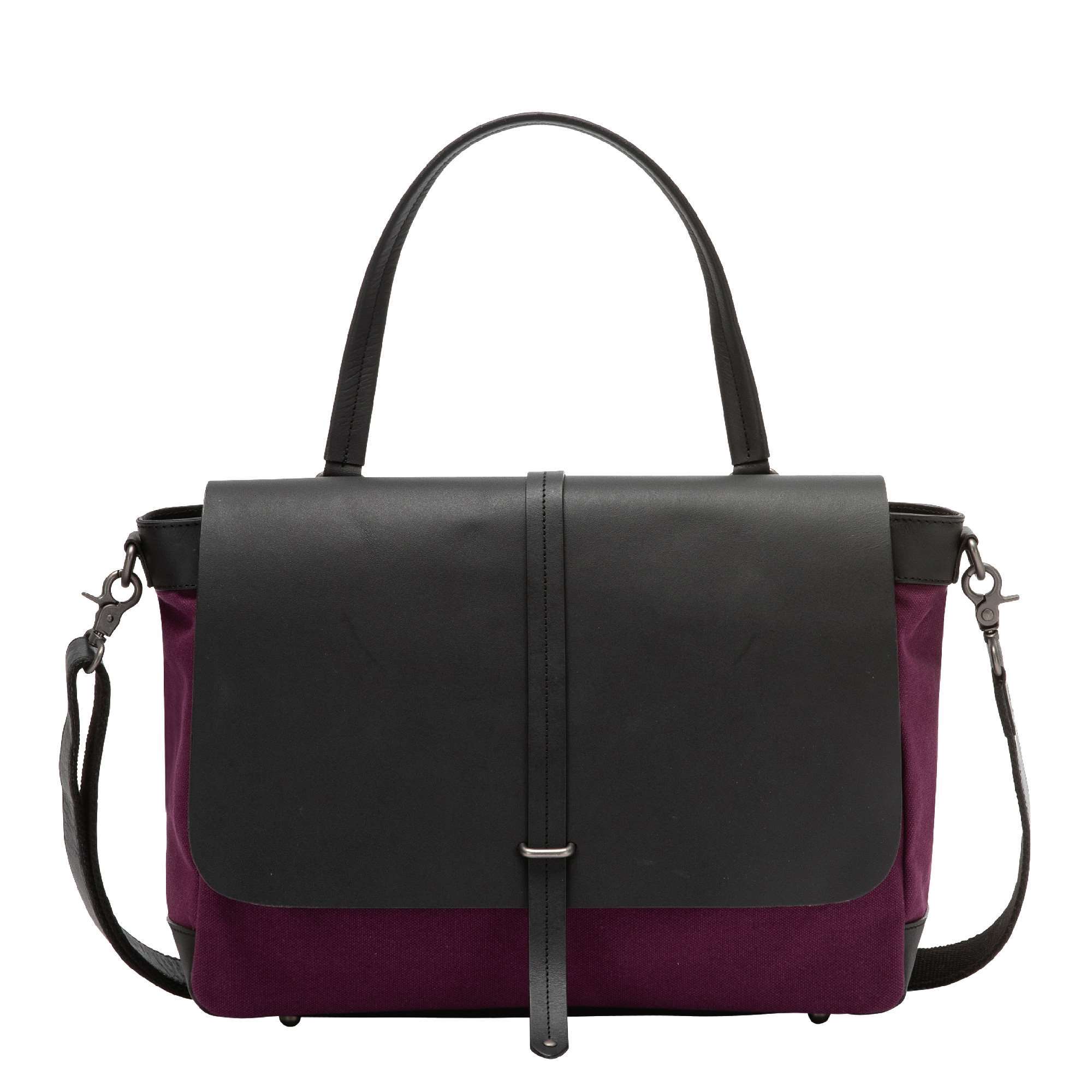 Sac à porté épaule - New Journey - Detroit - Prune - Femme