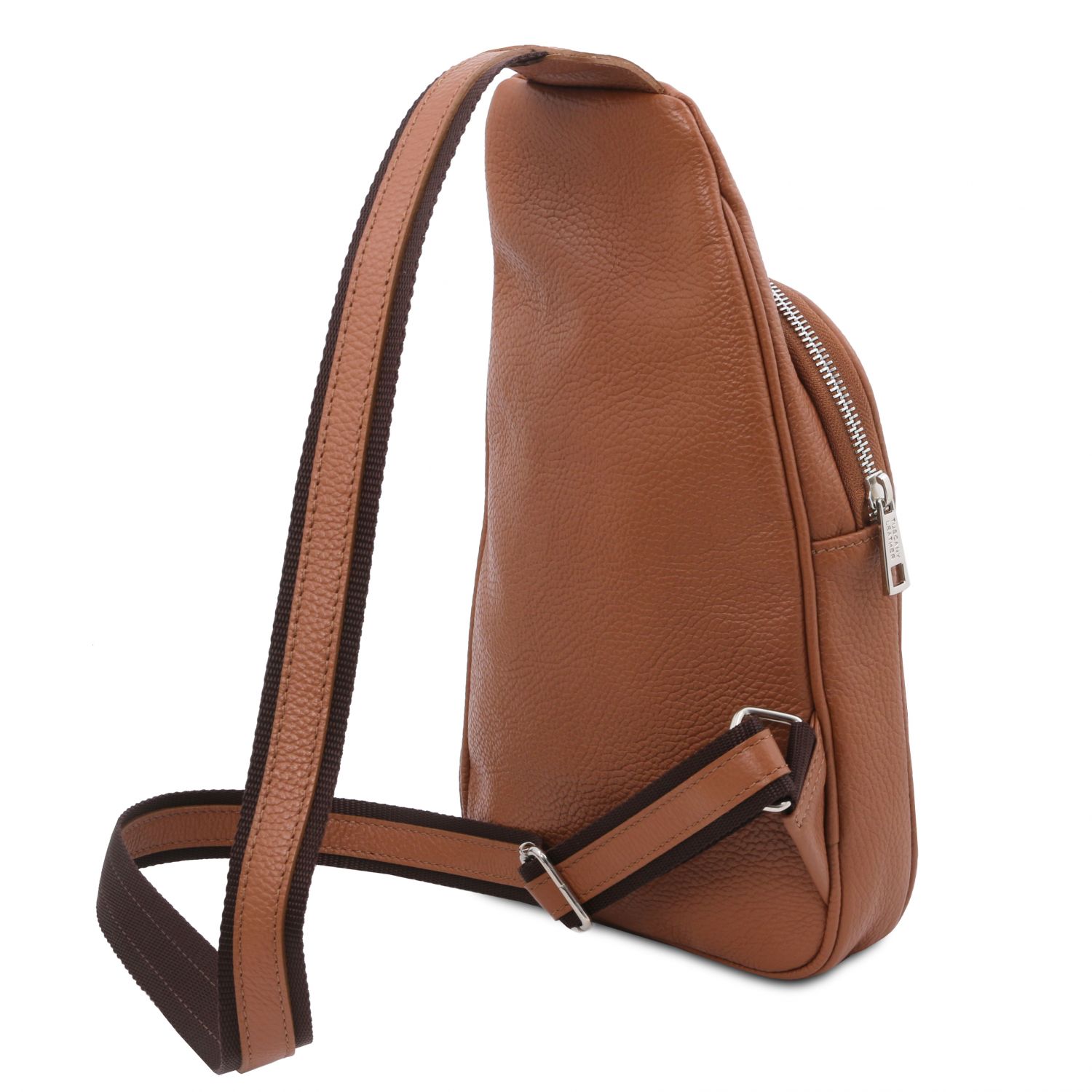 Albert - Sac bandoulière en cuir souple - Cognac (TL142022)