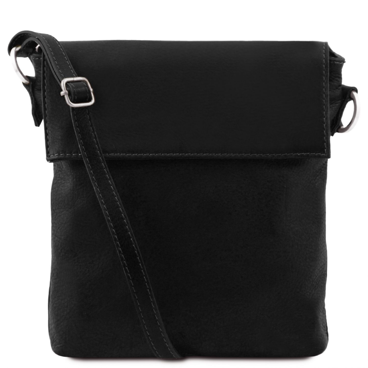 Morgan - Sac bandoulière en cuir - Noir (TL141511)