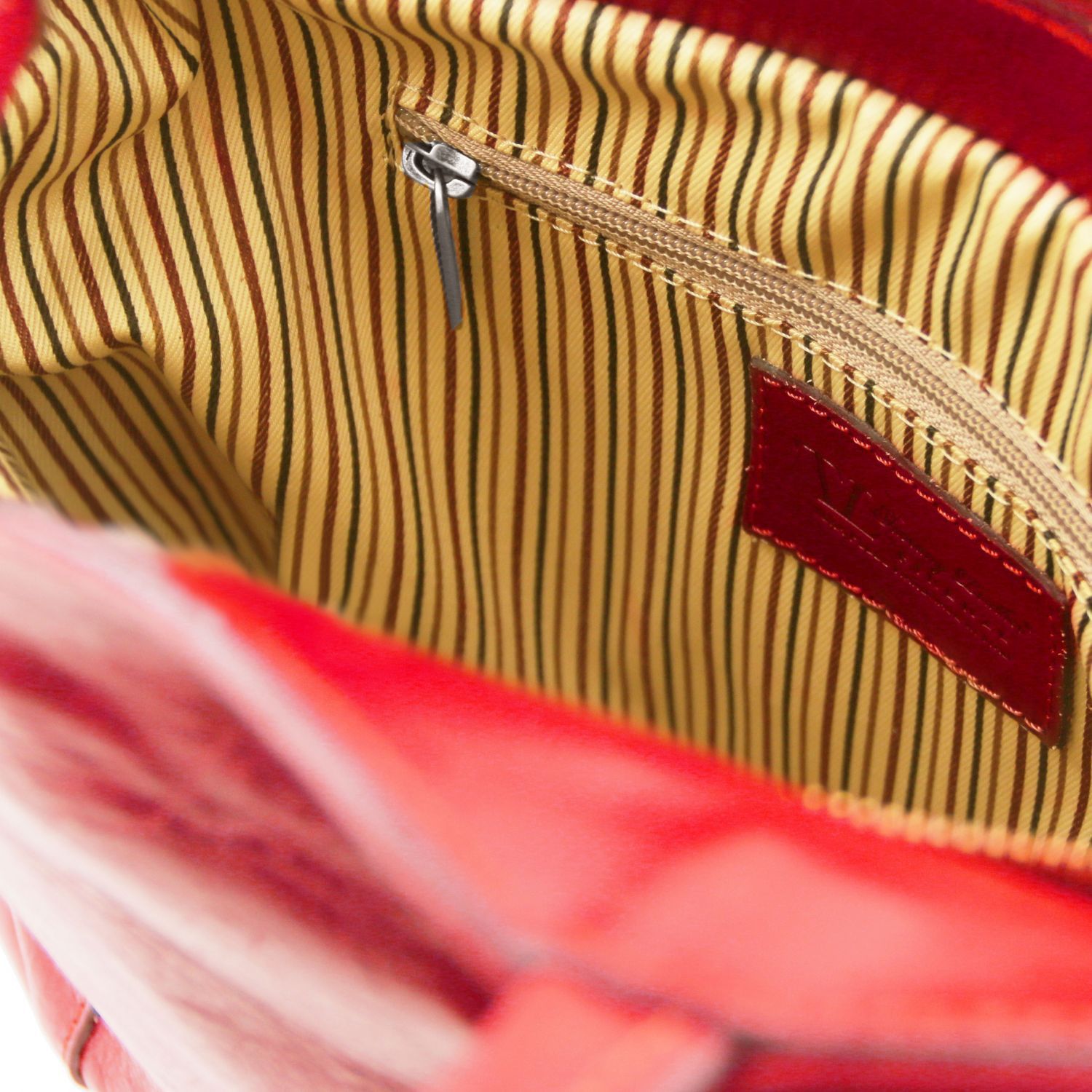 Patty - Sac en cuir convertible en sac à dos - Rouge (TL141497)