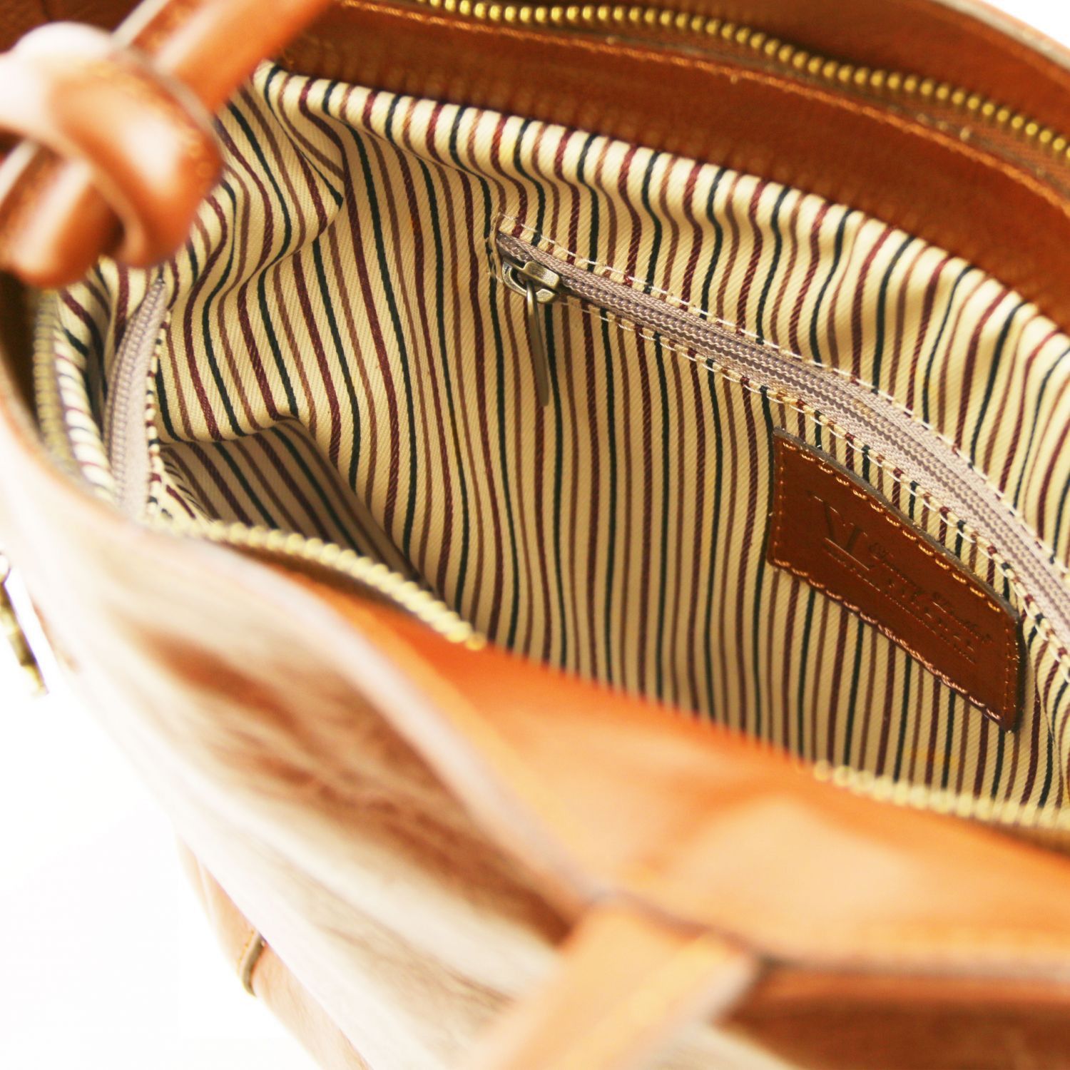 Patty - Sac en cuir convertible en sac à dos - Miel (TL141497)