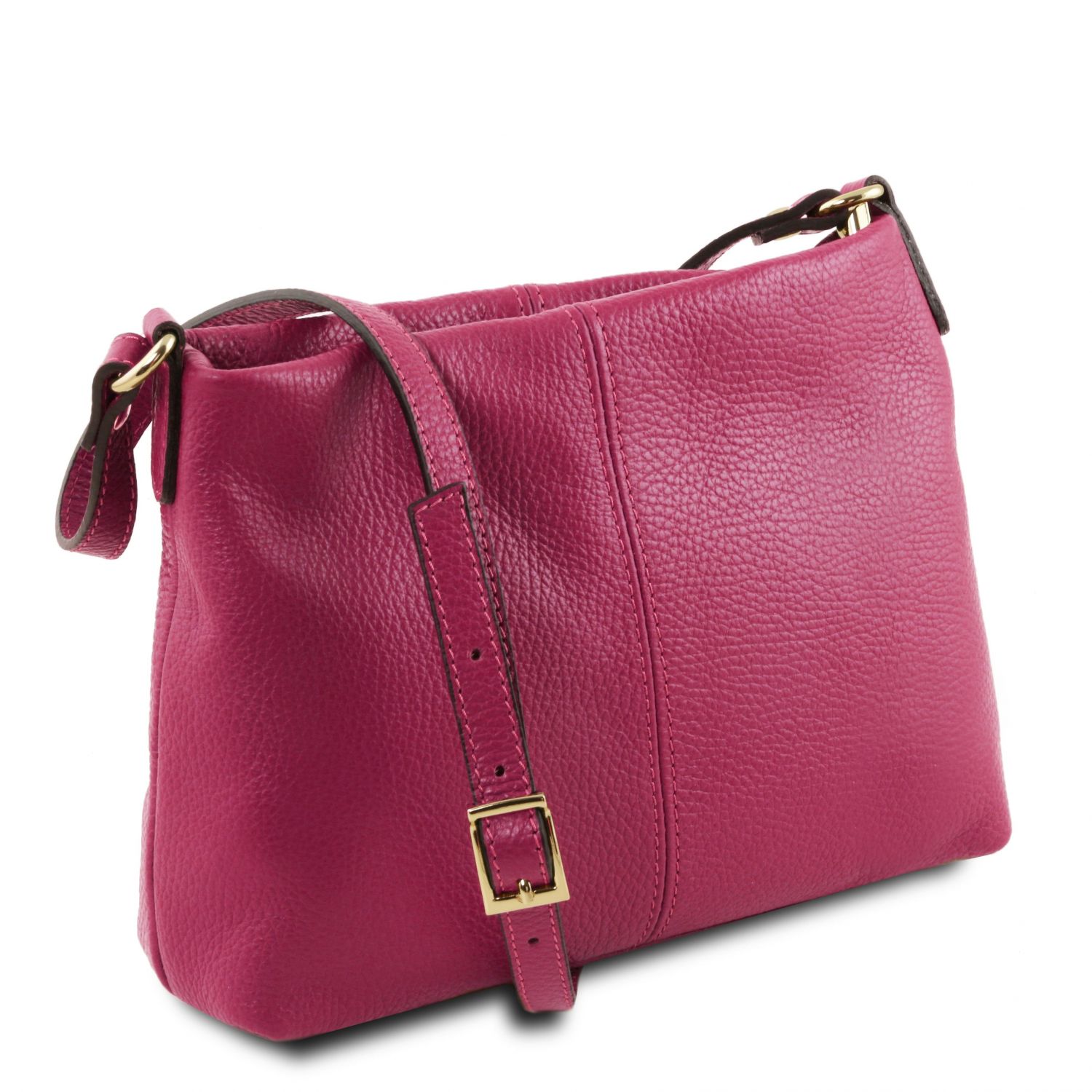 TL Bag - Sac bandoulière en cuir souple - Fuchsia (TL141720)