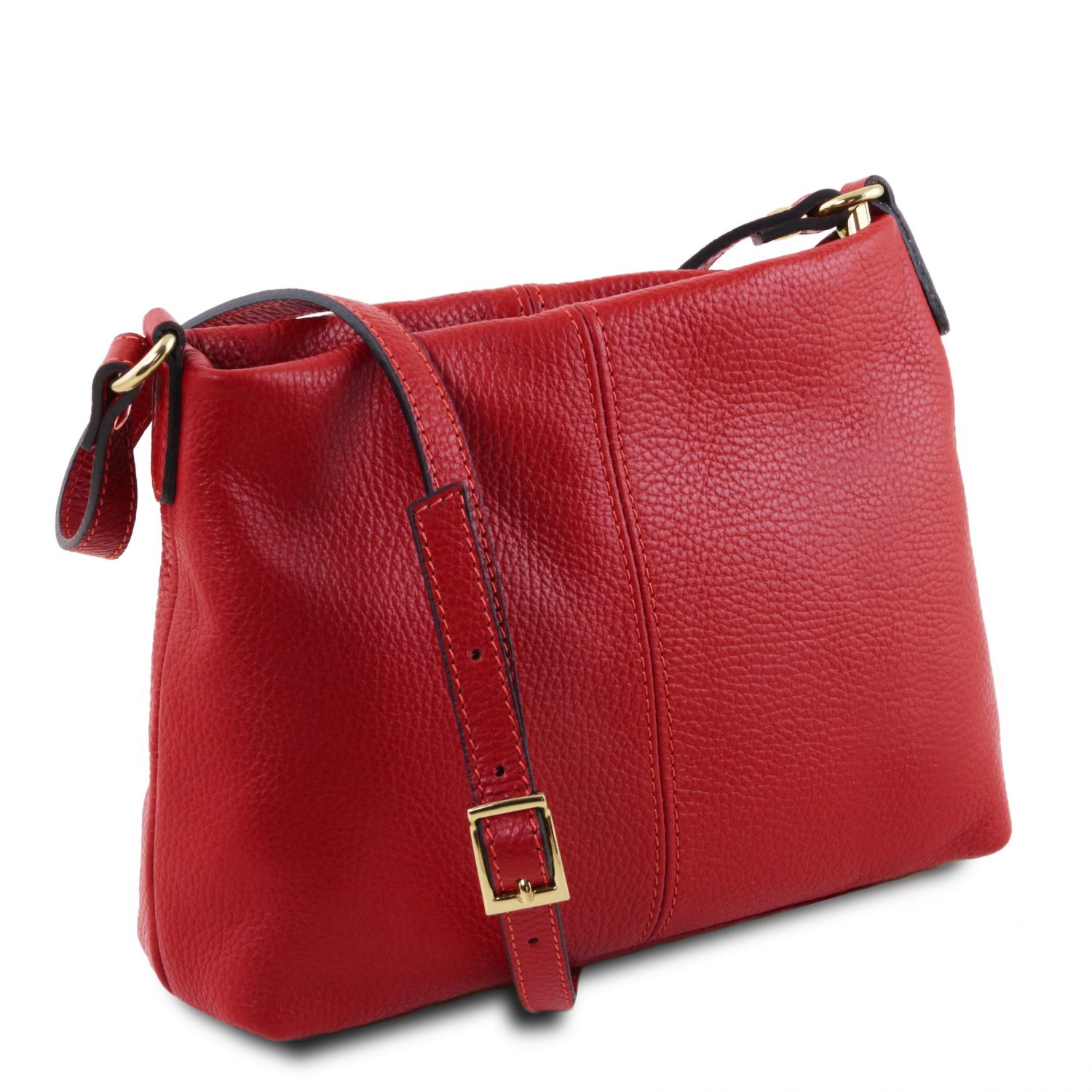 TL Bag - Sac bandoulière en cuir souple - Rouge Lipstick (TL141720)