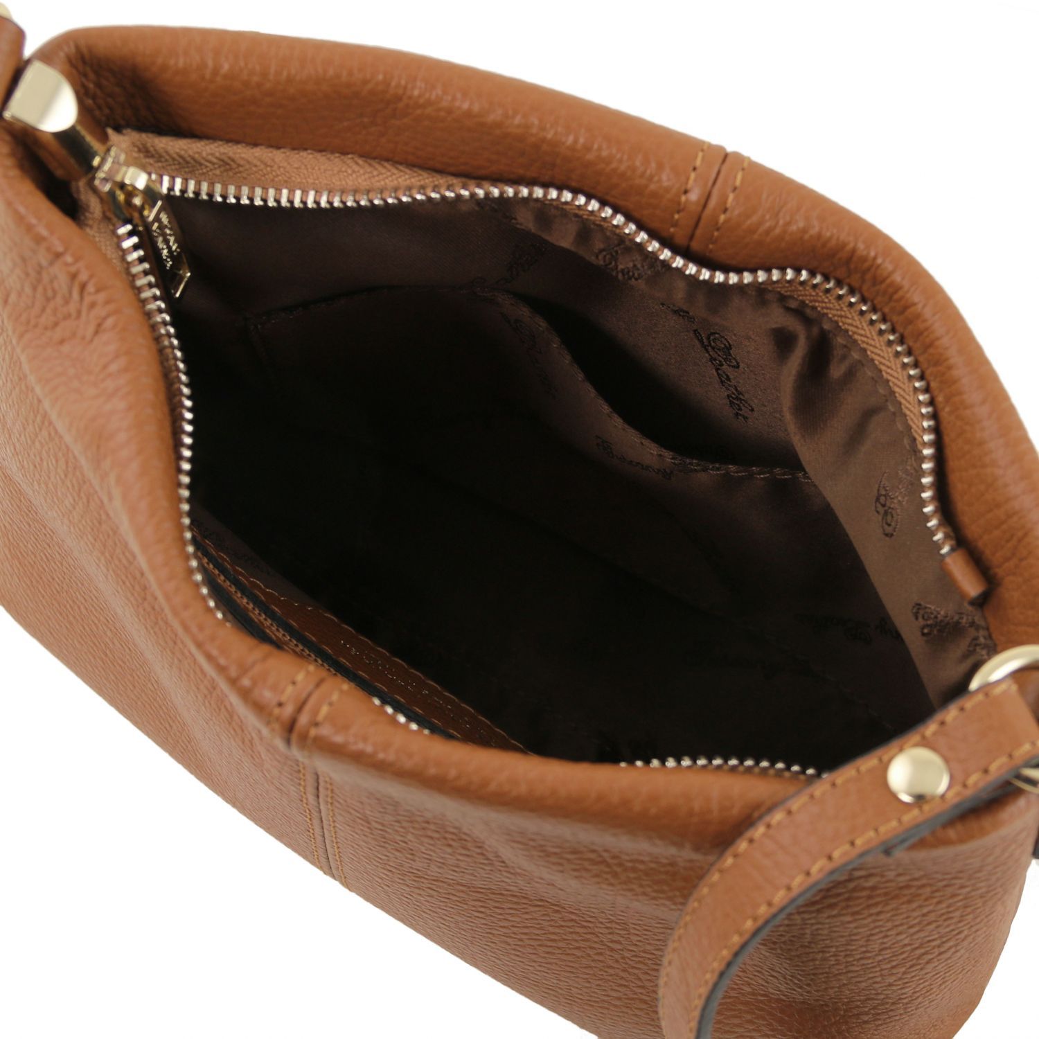 TL Bag - Sac bandoulière en cuir souple - Cognac (TL141720)