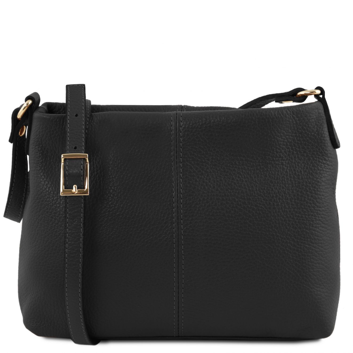 TL Bag - Sac bandoulière en cuir souple - Noir (TL141720)