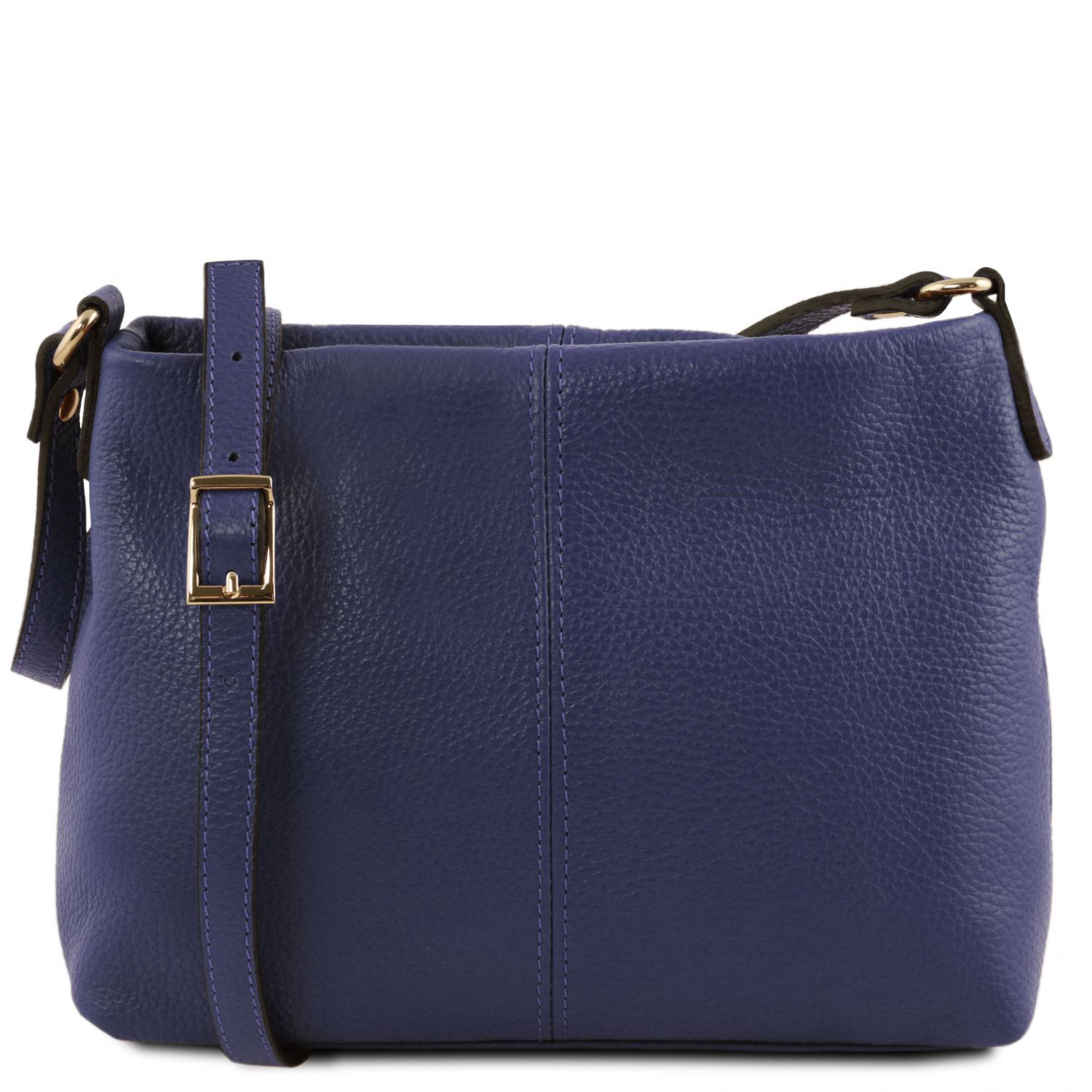TL Bag - Sac bandoulière en cuir souple - Bleu foncé (TL141720)