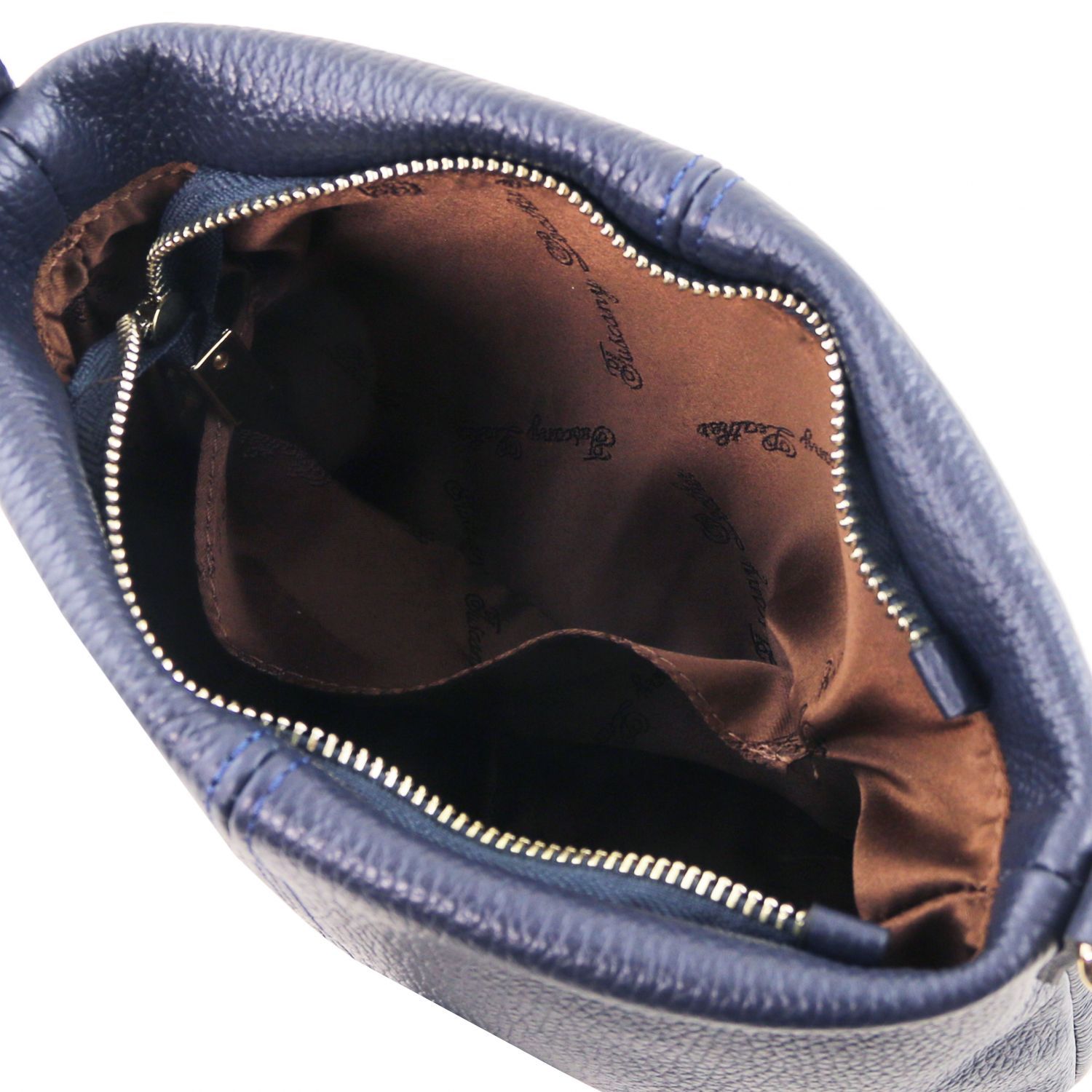 TL Bag - Sac bandoulière en cuir souple - Bleu foncé (TL141720)