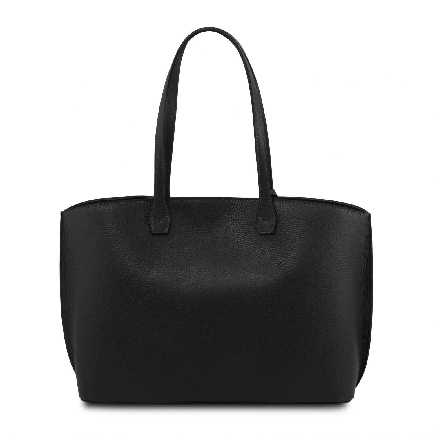 TL Bag - Sac shopping en cuir - Noir (TL141828)