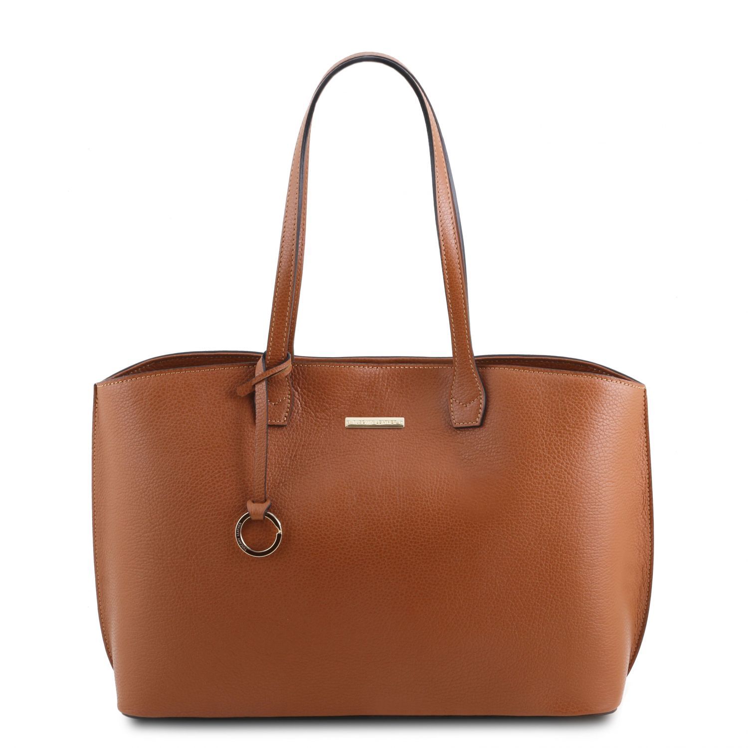 TL Bag - Sac shopping en cuir - Cognac (TL141828)