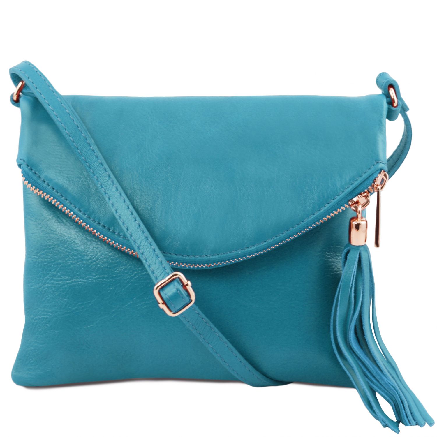 TL Young Bag - Sac bandoulière avec pompon - Turquoise (TL141153)