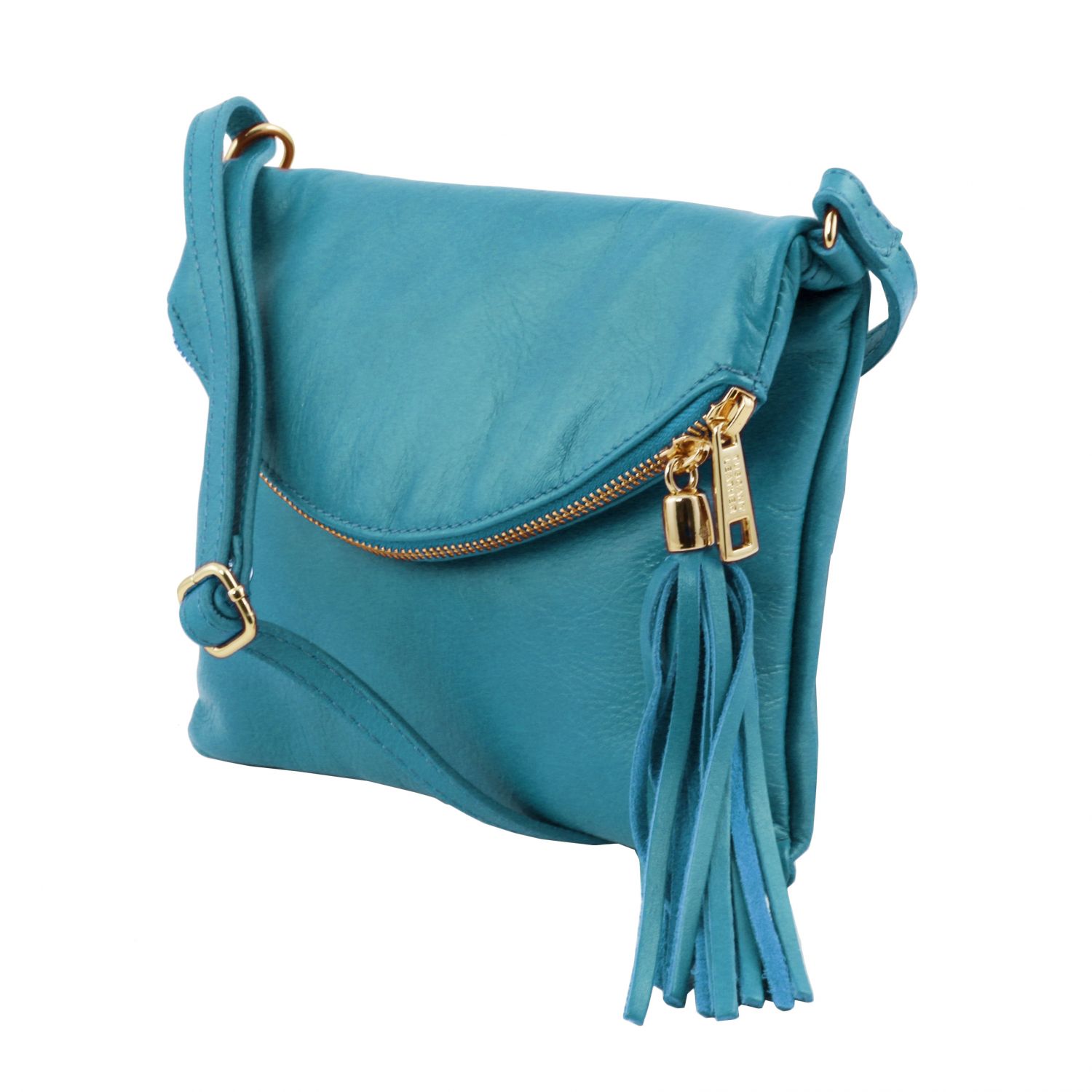TL Young Bag - Sac bandoulière avec pompon - Turquoise (TL141153)