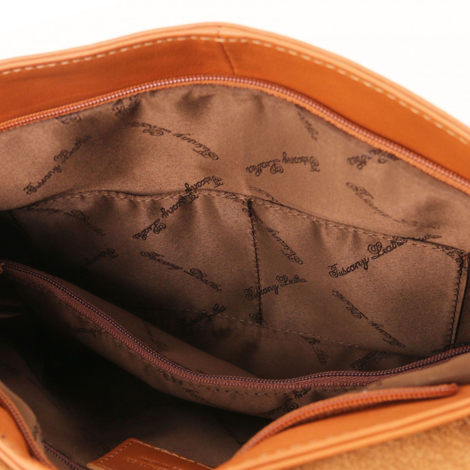 TL Bag - Sac bandoulière besace en cuir souple avec pompon - Noir (TL141110)