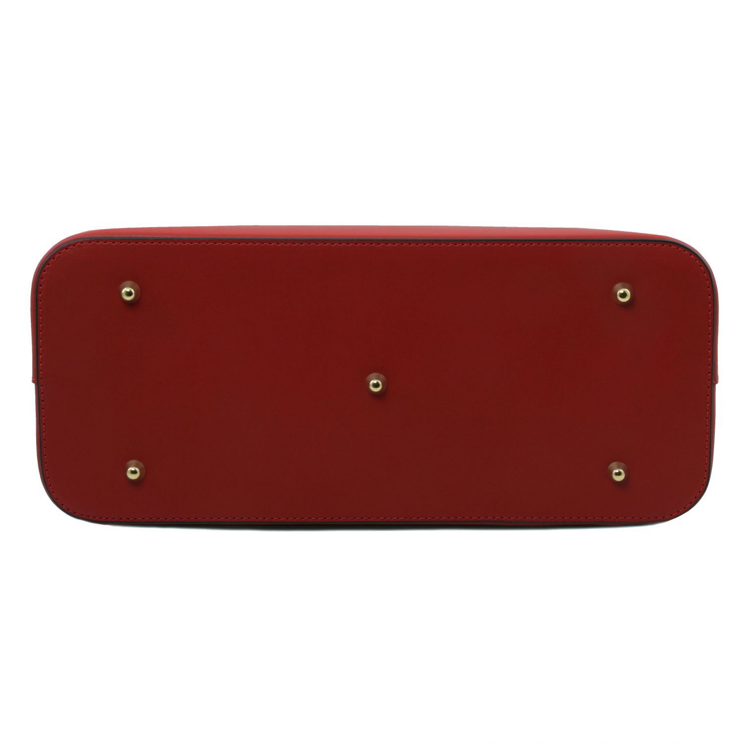 Olimpia - Sac cabas en cuir - Rouge (TL141412)