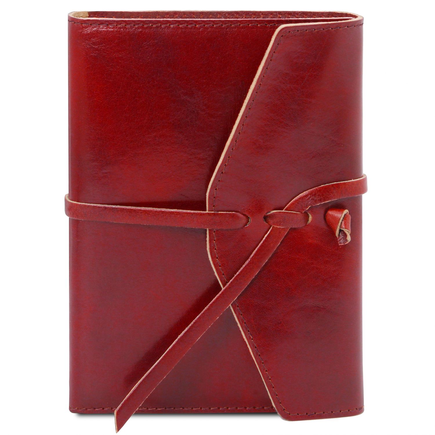 Journal / Carnet en cuir - Rouge (TL142027)