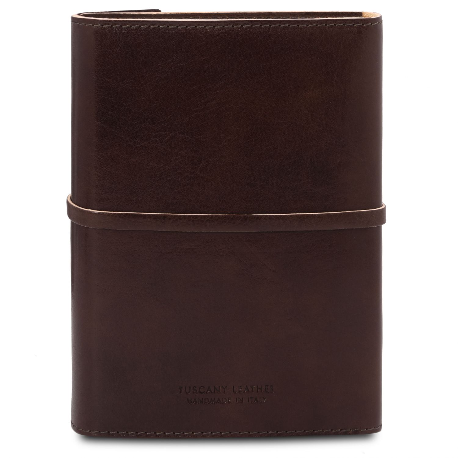 Journal / Carnet en cuir - Marron foncé (TL142027)