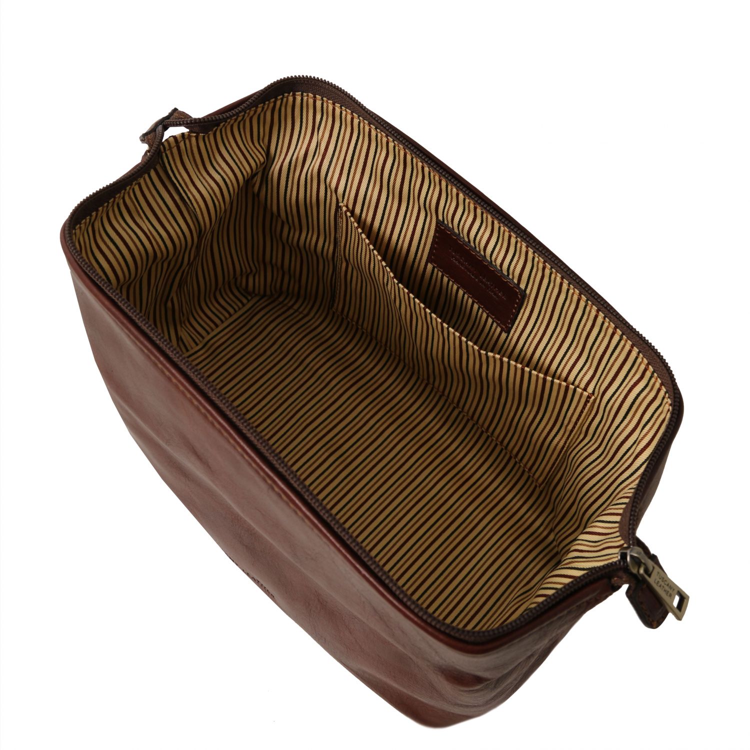 Smarty - Trousse de toilette en cuir - Petit modèle - Marron (TL141220)