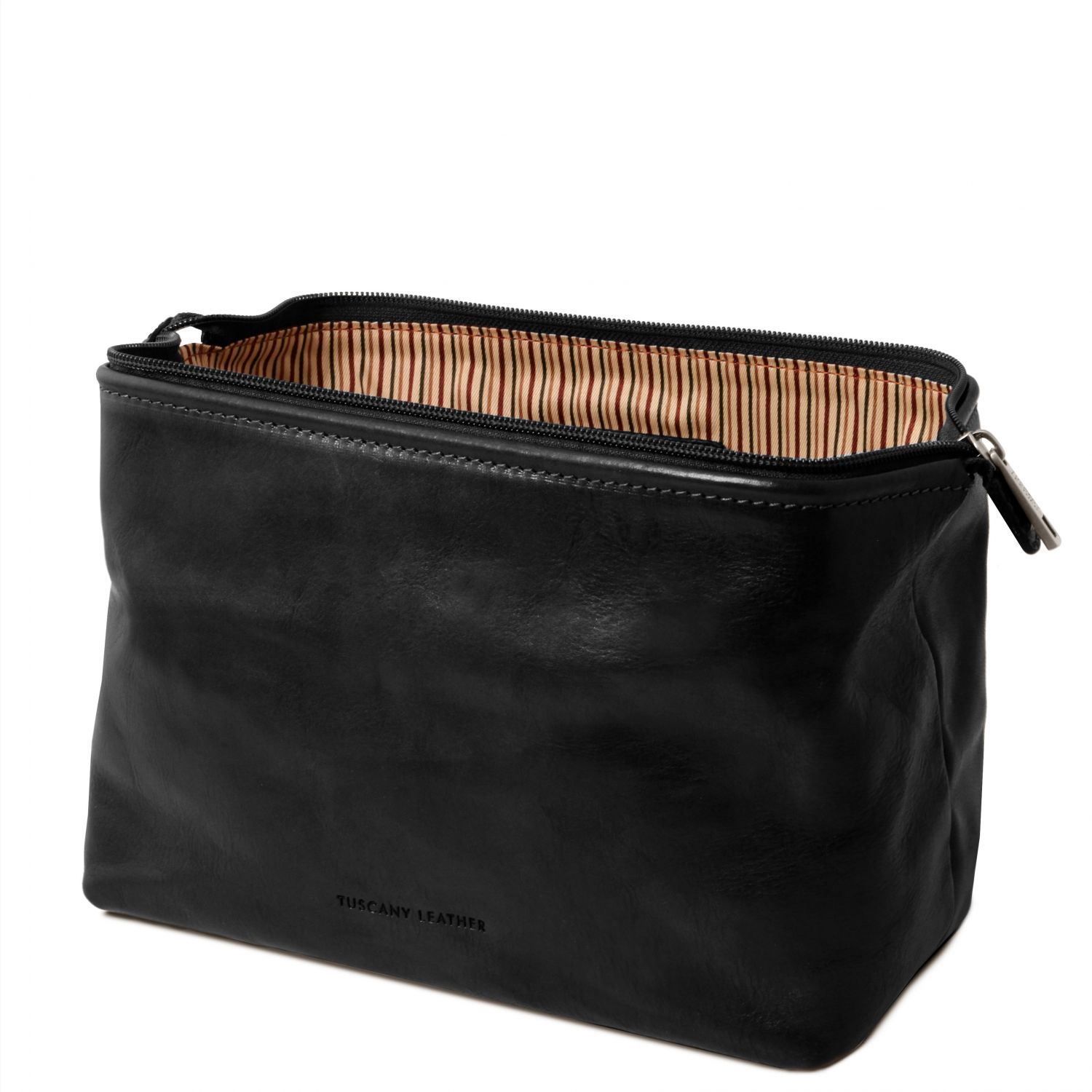 Smarty - Trousse de toilette en cuir - Petit modèle - Noir (TL141220)