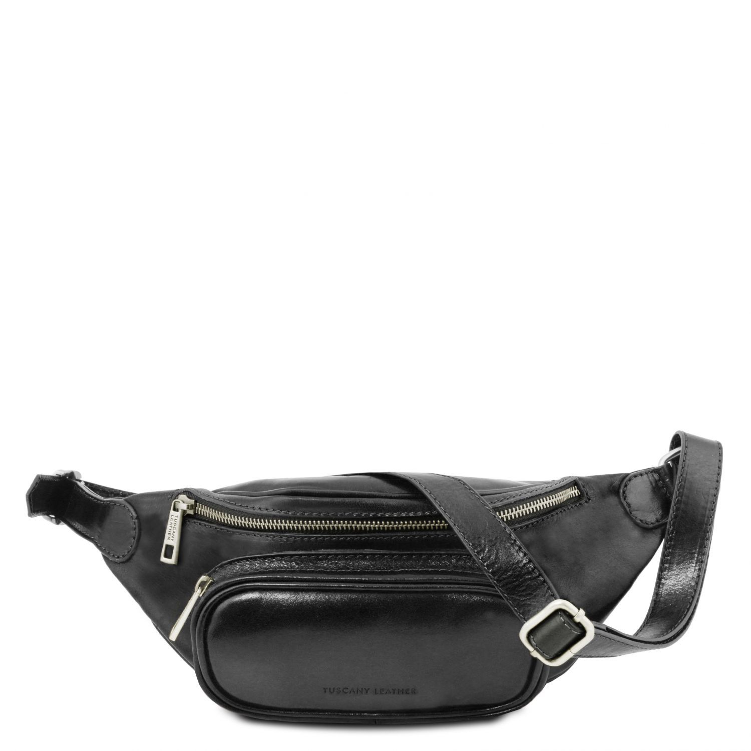 Sac banane en cuir - Noir (TL141797)